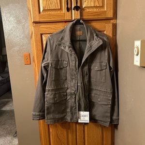 Judy Blue Anorak Jacket NWT Sz Medium Olive Green